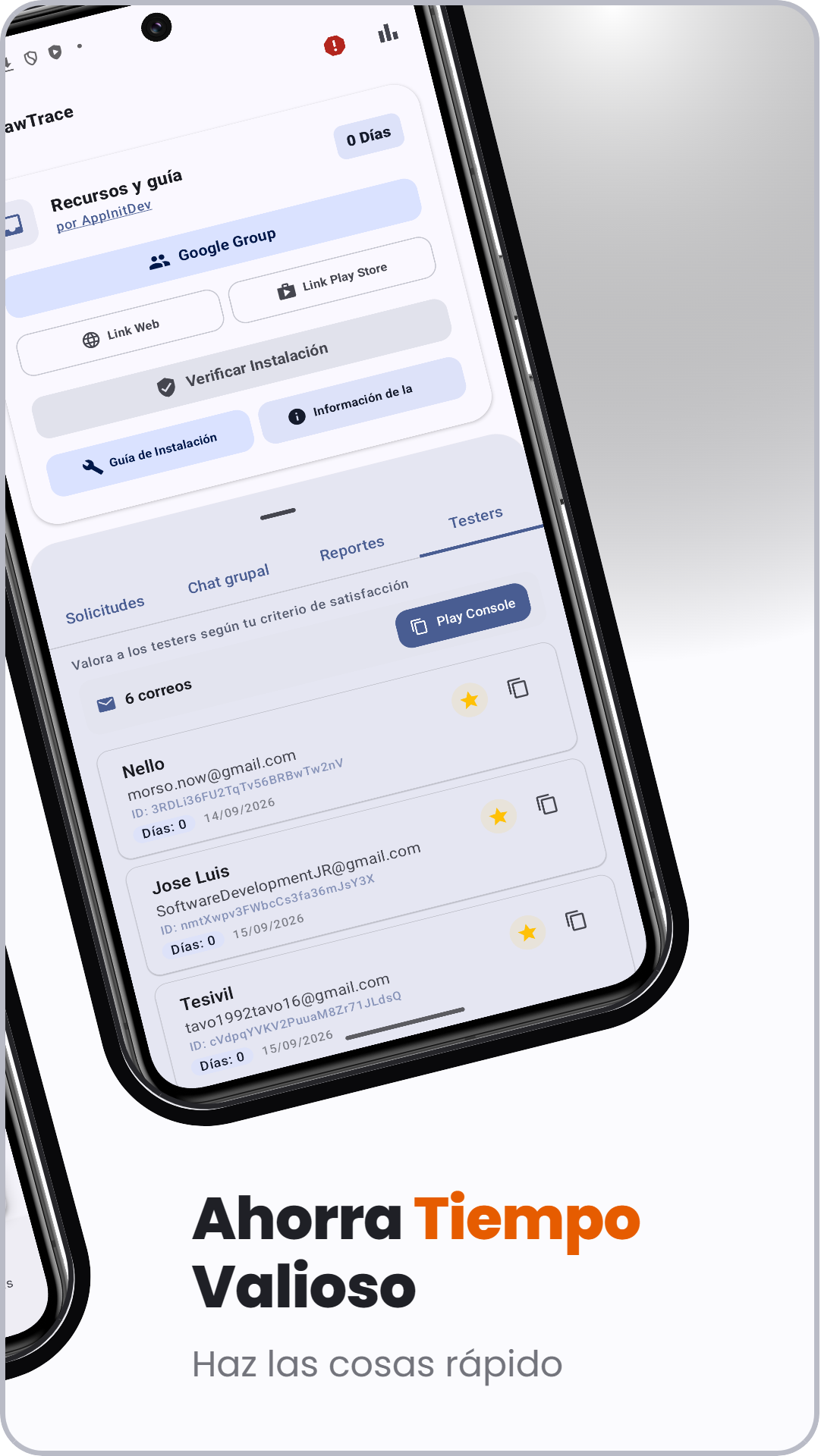 Captura de TesterApp: Pruebas Beta App