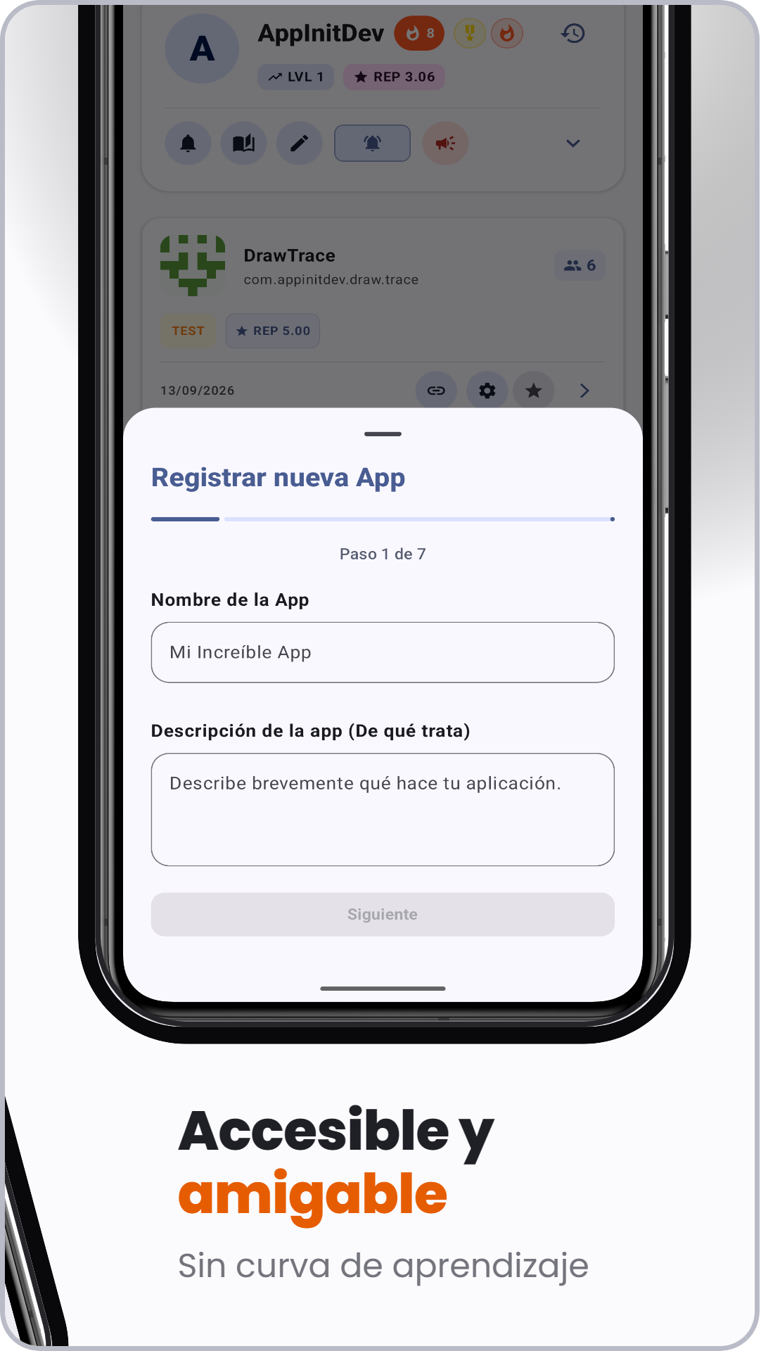 Captura de TesterApp: Pruebas Beta App